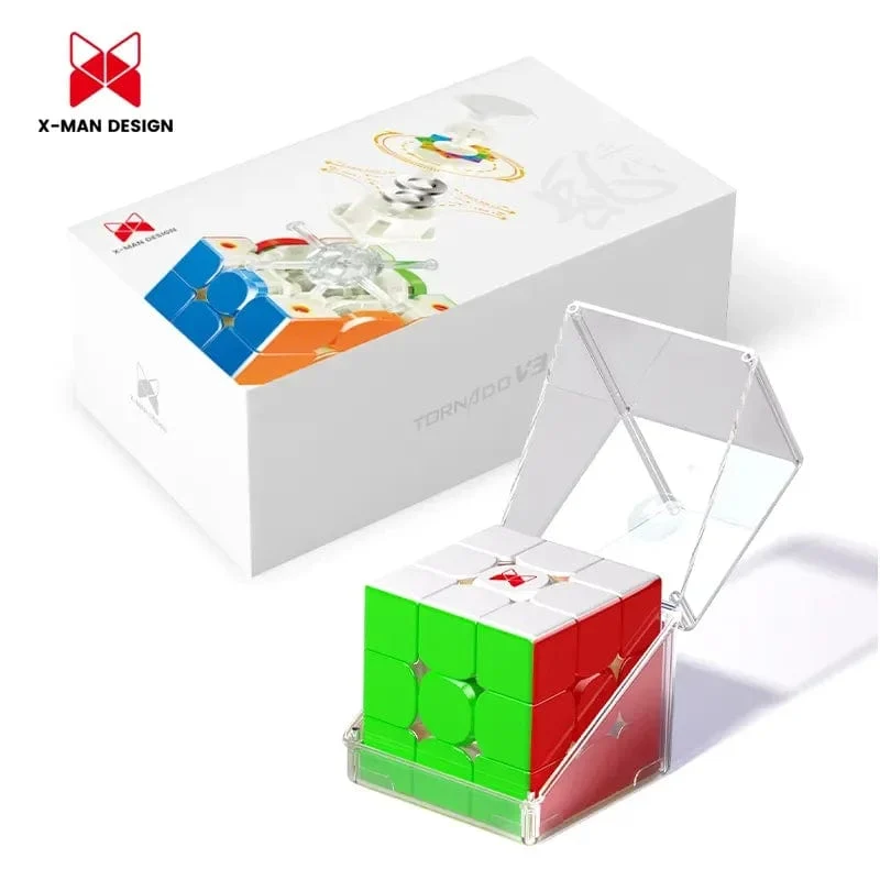 Qiyi X-Man Tornado V3 M Pioneer UV Magnetischer Magic Speed ​​Cube Stickerless XMD Tornado V3M Zappelspielzeug Cubo Magico Puzzle