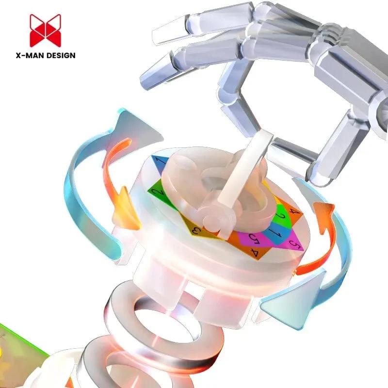 Qiyi X-Man Tornado V3 M Pioneer UV Magnetischer Magic Speed ​​Cube Stickerless XMD Tornado V3M Zappelspielzeug Cubo Magico Puzzle