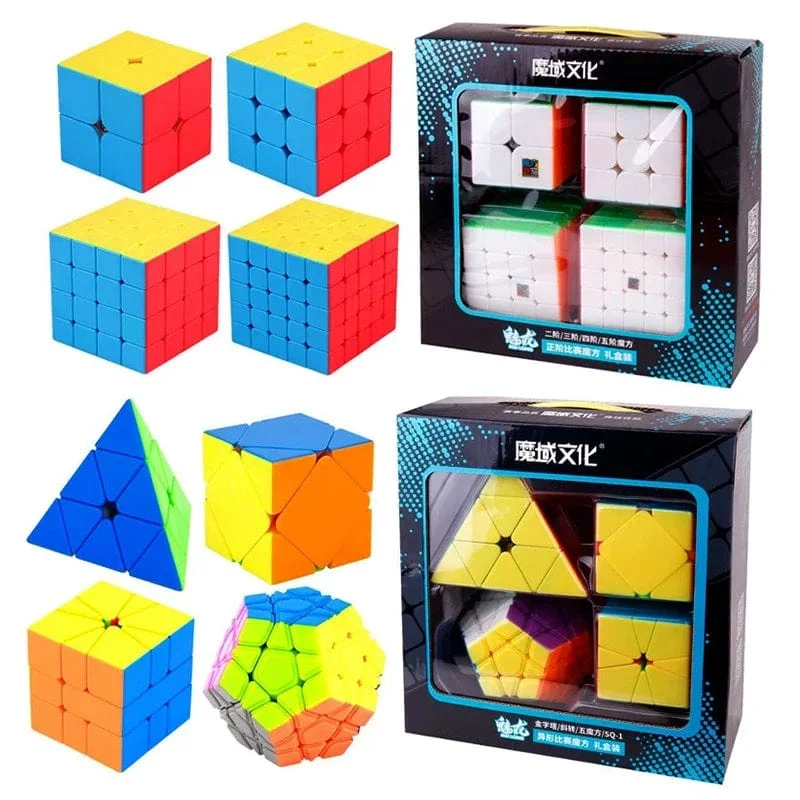 [Picube] MoYu Cubes Meilong 2345 Geschenkbox Profissional Magic Cube 2x2 3x3 4x4 5x5 Speed ​​Cube Puzzle Cubo Magico Lernspielzeug