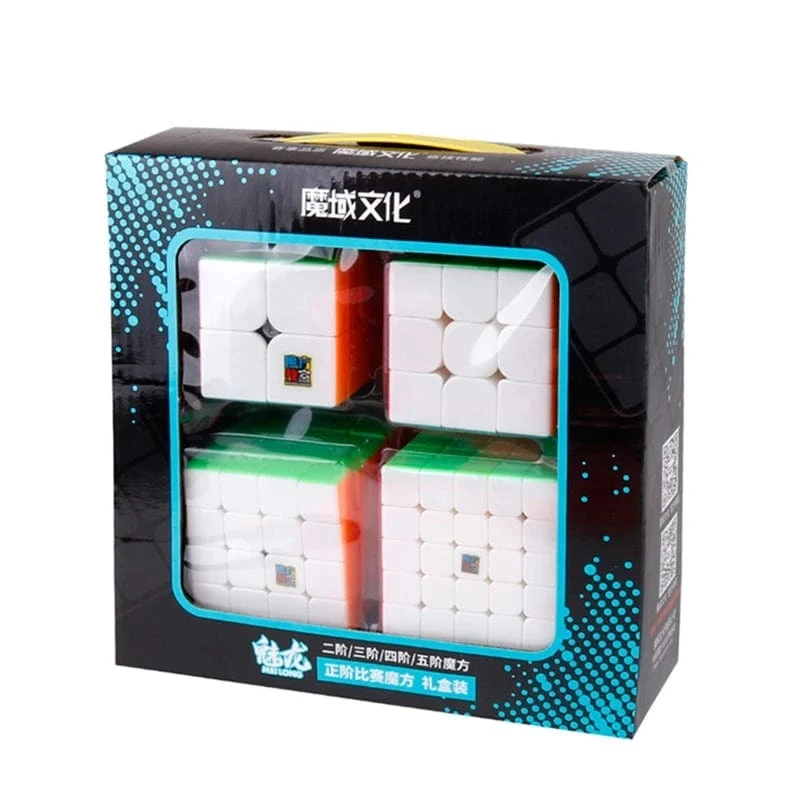 [Picube] MoYu Cubes Meilong 2345 Geschenkbox Profissional Magic Cube 2x2 3x3 4x4 5x5 Speed ​​Cube Puzzle Cubo Magico Lernspielzeug