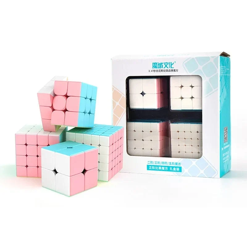 [Picube] MoYu Cubes Meilong 2345 Geschenkbox Profissional Magic Cube 2x2 3x3 4x4 5x5 Speed ​​Cube Puzzle Cubo Magico Lernspielzeug