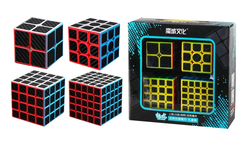 [Picube] MoYu Cubes Meilong 2345 Geschenkbox Profissional Magic Cube 2x2 3x3 4x4 5x5 Speed ​​Cube Puzzle Cubo Magico Lernspielzeug