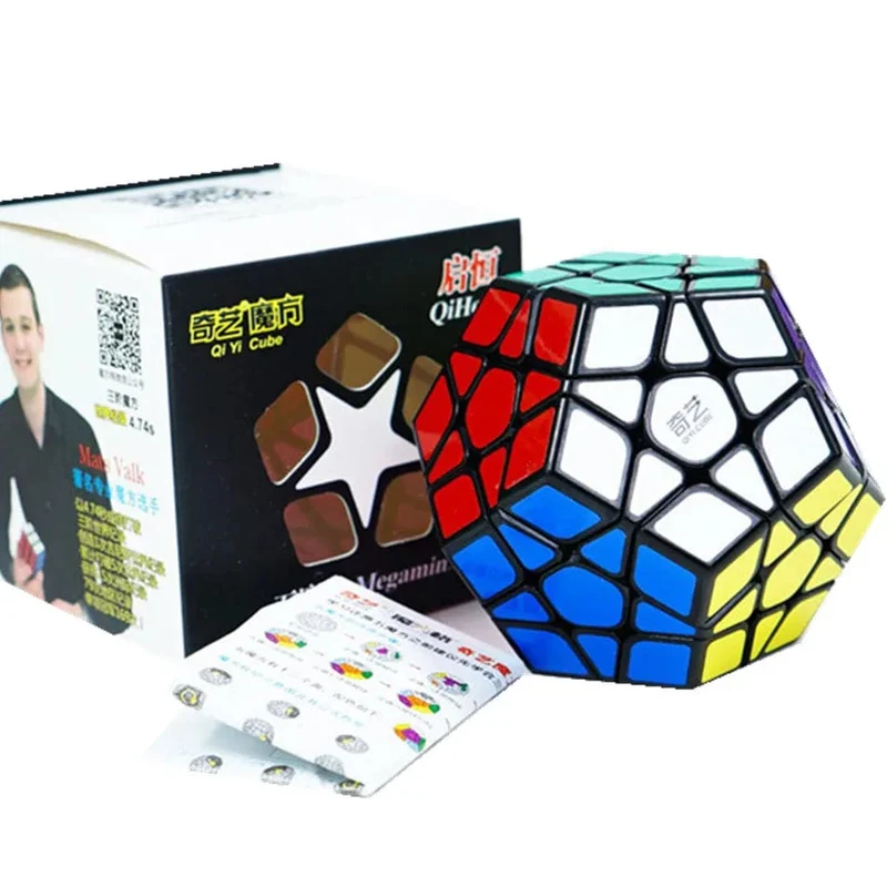 QIYI 3x3x3 4x4x4 5x5x5 Geschwindigkeit Magic Cube Puzzle Schwarz Aufkleber magic Cube Bildung Learnning Cubo Magico Spielzeug Kinder Kinder