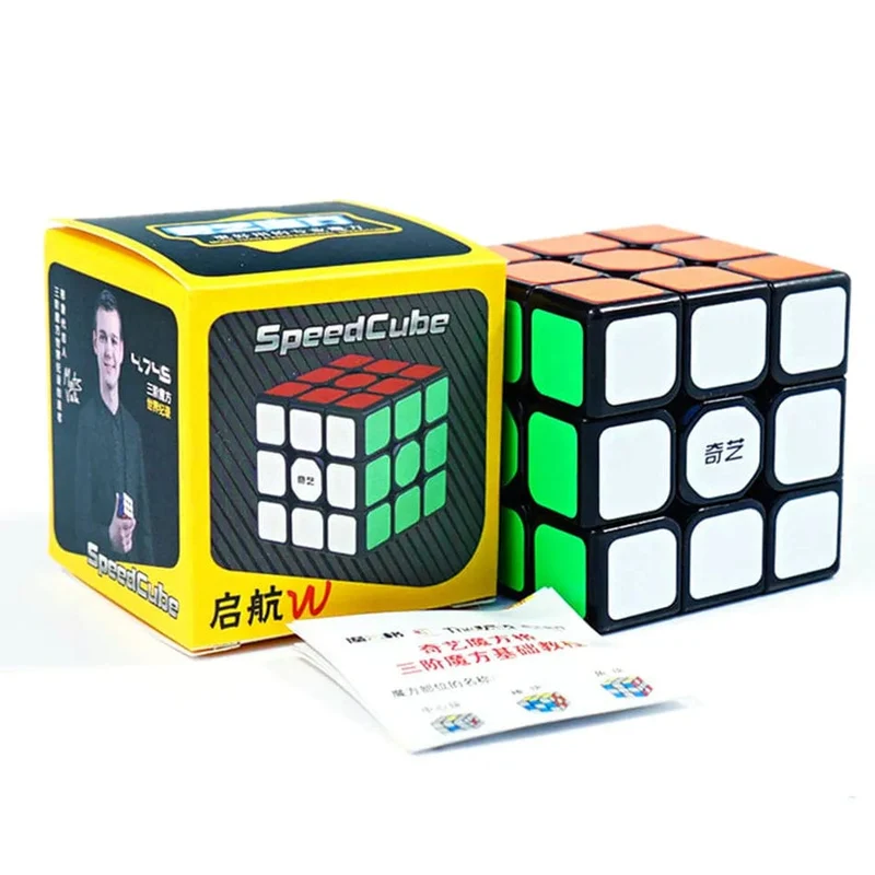 QIYI 3x3x3 4x4x4 5x5x5 Geschwindigkeit Magic Cube Puzzle Schwarz Aufkleber magic Cube Bildung Learnning Cubo Magico Spielzeug Kinder Kinder