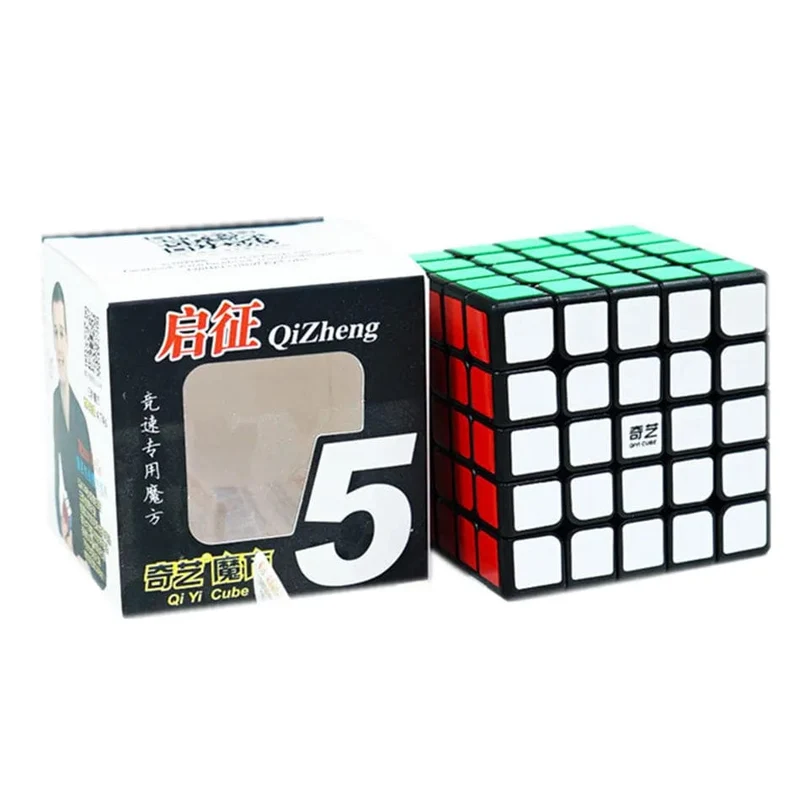 QIYI 3x3x3 4x4x4 5x5x5 Geschwindigkeit Magic Cube Puzzle Schwarz Aufkleber magic Cube Bildung Learnning Cubo Magico Spielzeug Kinder Kinder