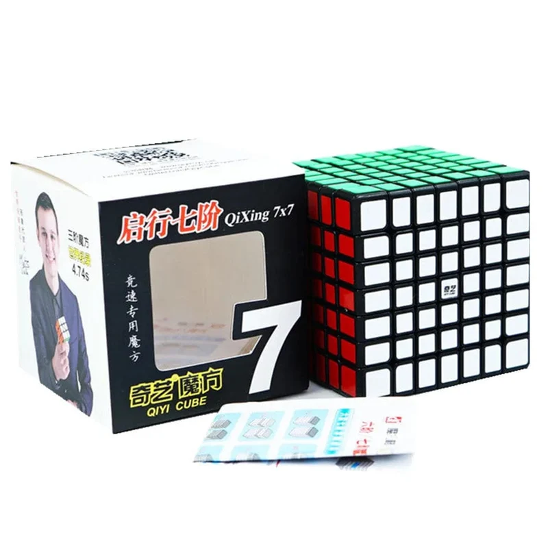 QIYI 3x3x3 4x4x4 5x5x5 Geschwindigkeit Magic Cube Puzzle Schwarz Aufkleber magic Cube Bildung Learnning Cubo Magico Spielzeug Kinder Kinder