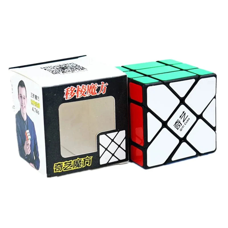 QIYI 3x3x3 4x4x4 5x5x5 Geschwindigkeit Magic Cube Puzzle Schwarz Aufkleber magic Cube Bildung Learnning Cubo Magico Spielzeug Kinder Kinder