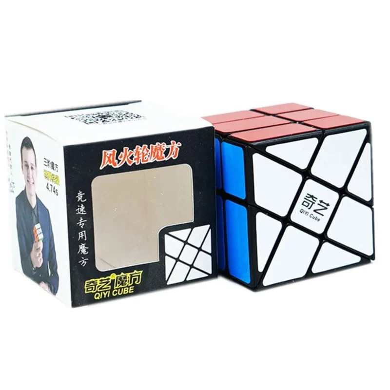 QIYI 3x3x3 4x4x4 5x5x5 Geschwindigkeit Magic Cube Puzzle Schwarz Aufkleber magic Cube Bildung Learnning Cubo Magico Spielzeug Kinder Kinder