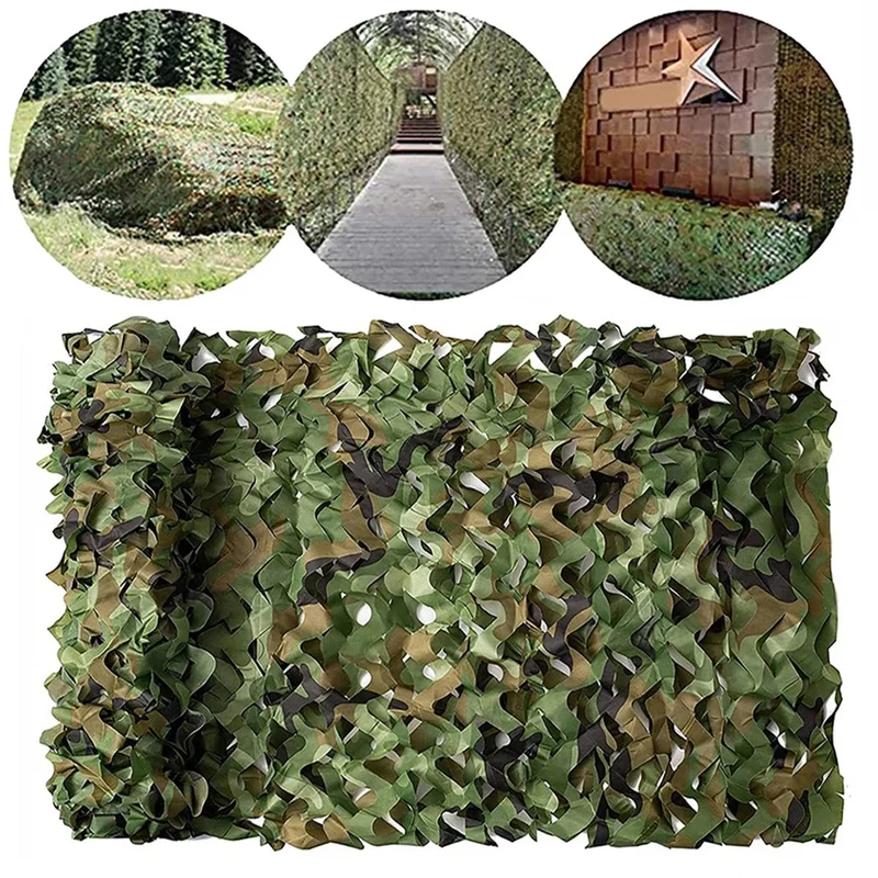 Tarnnetze Militär Armee Ausbildung Zelt Schatten Outdoor Camping Jagd Shelter Verstecken Netting Autoplanen Garten Bar Dekoration