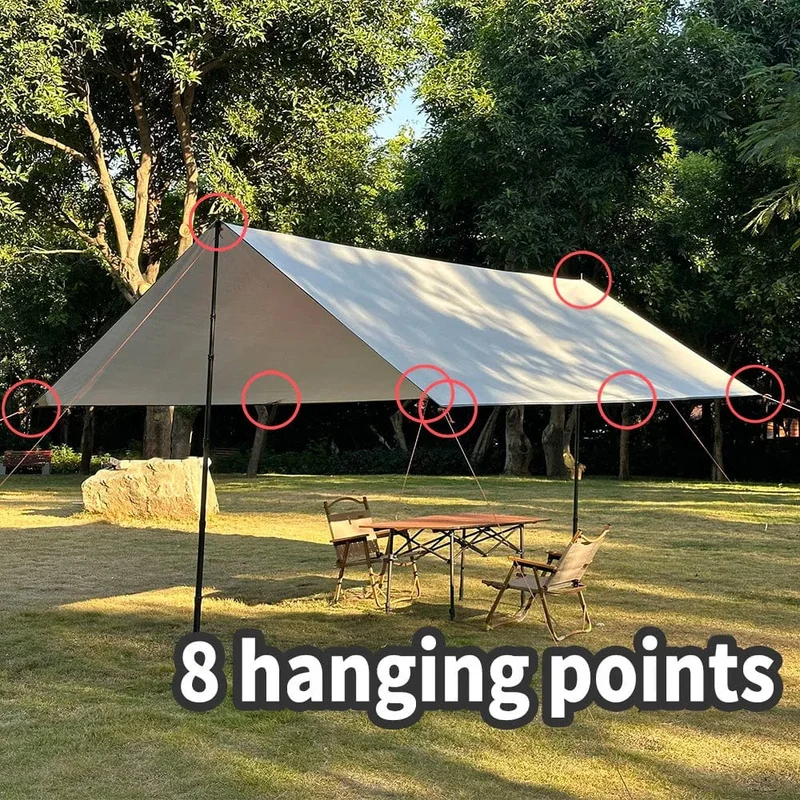 Camping Plane Wasserdichtes Zelt Tourist Markise Schatten Garten Baldachin Strand Sonnenschirm Außen Ultraleicht Sonnenschutz