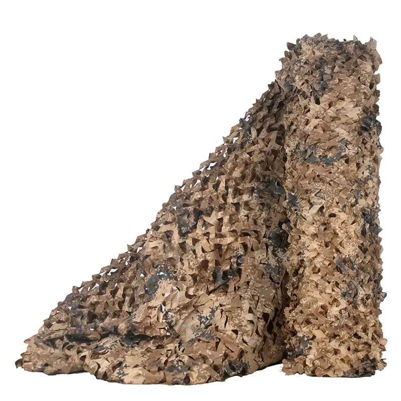 Tarnnetz 1.5 m * 2 3 4 5 6 8 10 m breit Camouflage Net Dekoration Camping Shooting Sonnenschutz Party Wüstenzaun Jagd Ente Hirsch