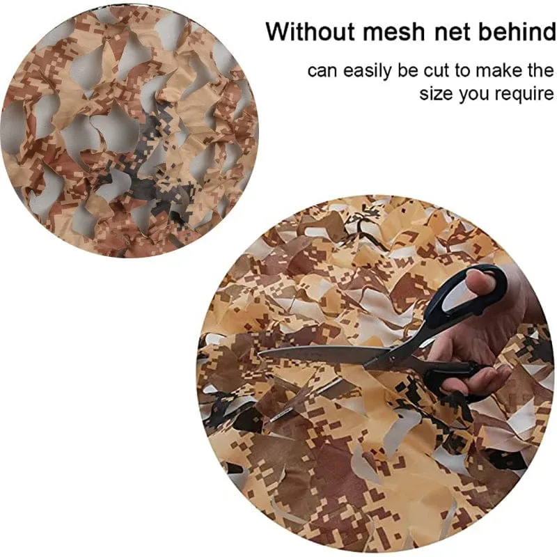 Tarnnetz 1.5 m * 2 3 4 5 6 8 10 m breit Camouflage Net Dekoration Camping Shooting Sonnenschutz Party Wüstenzaun Jagd Ente Hirsch