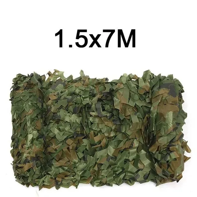 Tarnnetz 1.5 m * 2 3 4 5 6 8 10 m breit Camouflage Net Dekoration Camping Shooting Sonnenschutz Party Wüstenzaun Jagd Ente Hirsch