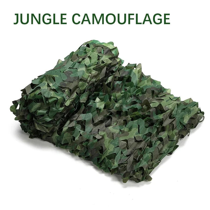1.5x3 m/2x10 m Jagd Militär Tarnnetze Woodland Army Training Camo Netting Autoabdeckungen Zelt Schatten Camping Sonnenschutz