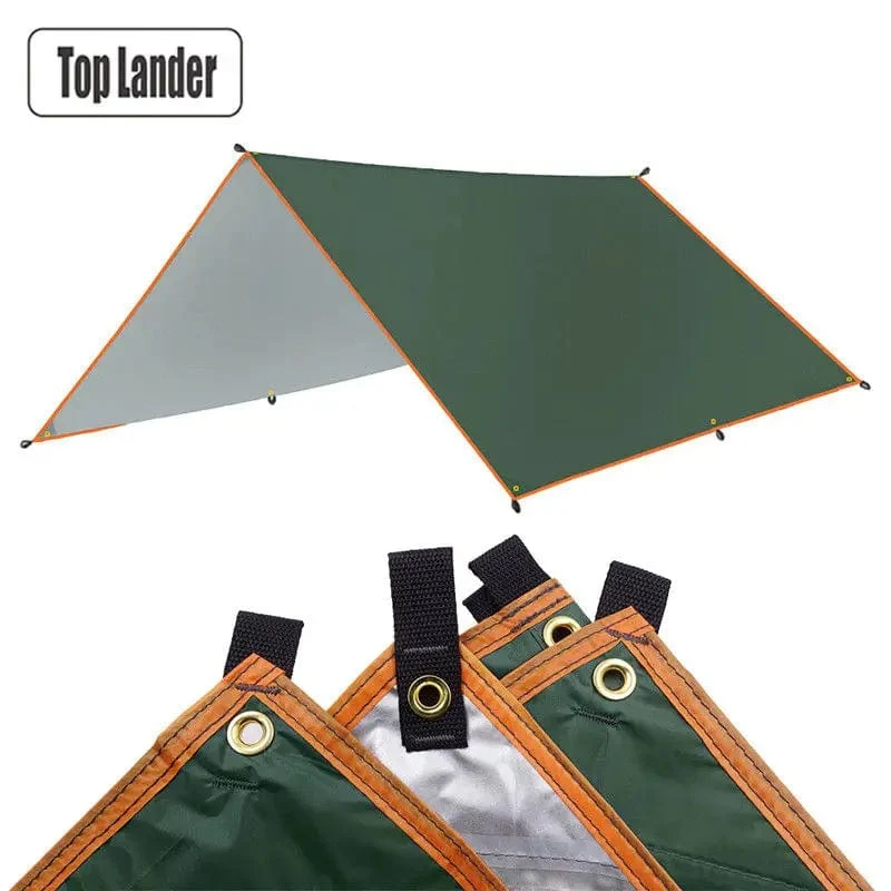 4x4m 4x3m 3x3m Markise Wasserdichte Plane Zelt Schatten Ultraleicht Garten Baldachin Sonnenschirm außen Camping Tourist Strand Sonnenschutz