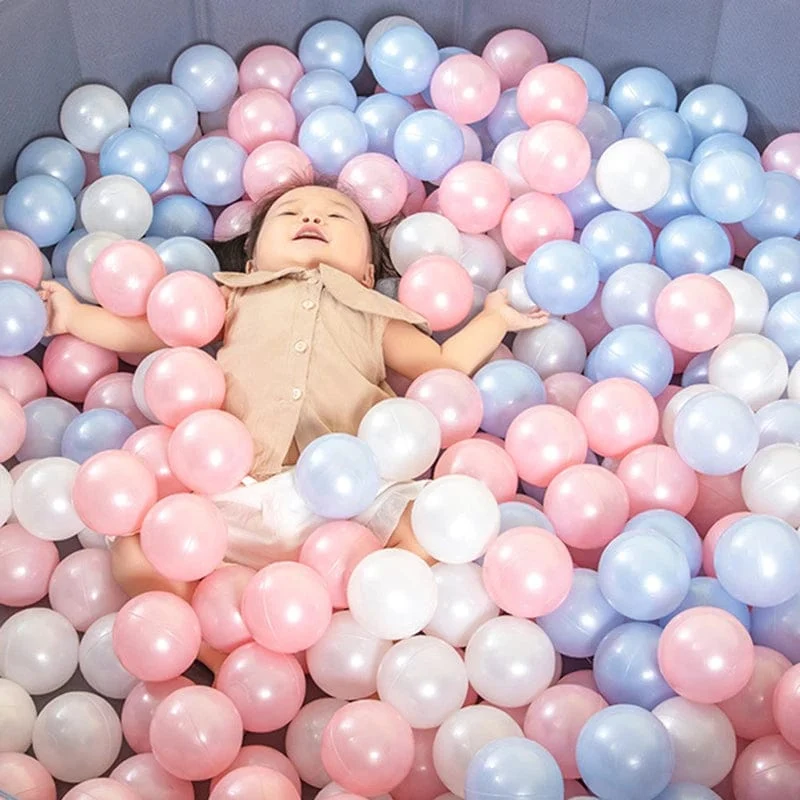 50/100 Stück umweltfreundliche bunte Bällebad Weichplastik Ocean Ball Wasserbecken Ocean Wave Ball Outdoor-Spielzeug für Kinder Kinder Baby