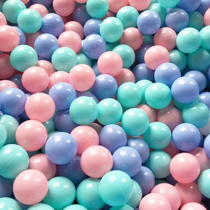 50/100 Stück umweltfreundliche bunte Bällebad Weichplastik Ocean Ball Wasserbecken Ocean Wave Ball Outdoor-Spielzeug für Kinder Kinder Baby