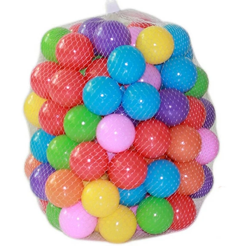 50/100 Stück umweltfreundliche bunte Bällebad Weichplastik Ocean Ball Wasserbecken Ocean Wave Ball Outdoor-Spielzeug für Kinder Kinder Baby