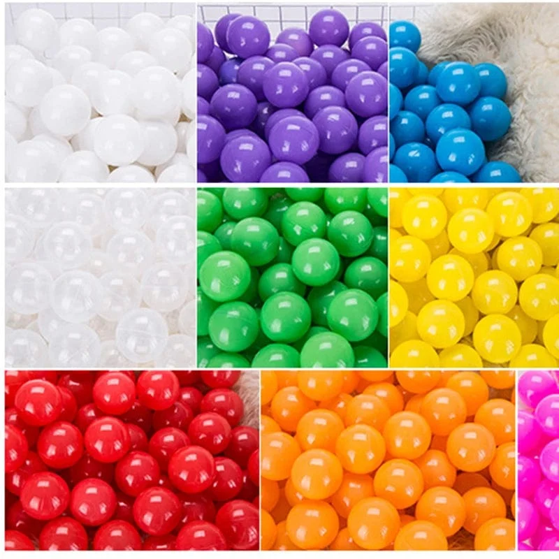 50/100 Stück umweltfreundliche bunte Bällebad Weichplastik Ocean Ball Wasserbecken Ocean Wave Ball Outdoor-Spielzeug für Kinder Kinder Baby