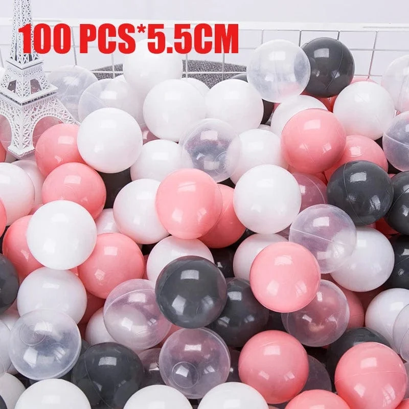 50/100 Stück umweltfreundliche bunte Bällebad Weichplastik Ocean Ball Wasserbecken Ocean Wave Ball Outdoor-Spielzeug für Kinder Kinder Baby