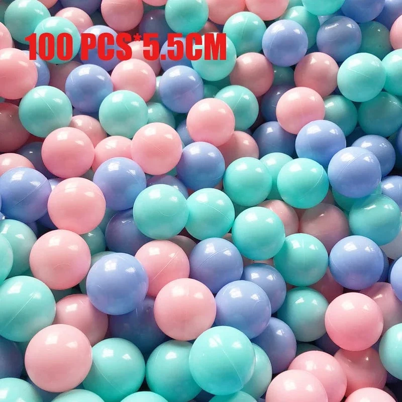 50/100 Stück umweltfreundliche bunte Bällebad Weichplastik Ocean Ball Wasserbecken Ocean Wave Ball Outdoor-Spielzeug für Kinder Kinder Baby