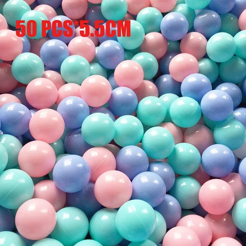 50/100 Stück umweltfreundliche bunte Bällebad Weichplastik Ocean Ball Wasserbecken Ocean Wave Ball Outdoor-Spielzeug für Kinder Kinder Baby