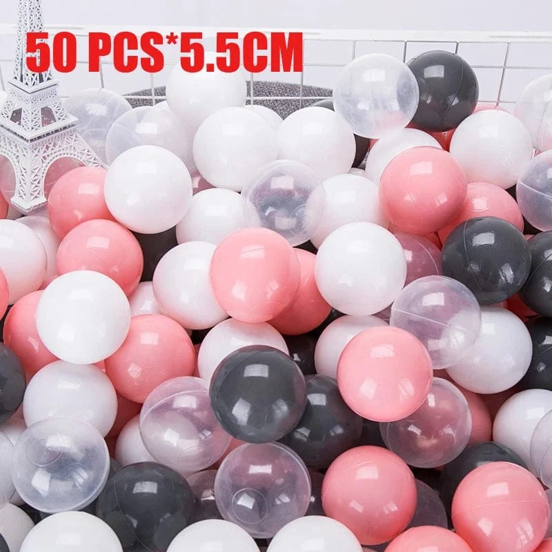 50/100 Stück umweltfreundliche bunte Bällebad Weichplastik Ocean Ball Wasserbecken Ocean Wave Ball Outdoor-Spielzeug für Kinder Kinder Baby