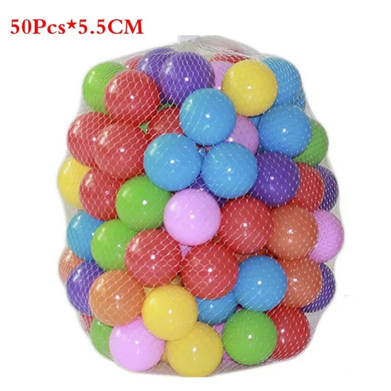 50/100 Stück umweltfreundliche bunte Bällebad Weichplastik Ocean Ball Wasserbecken Ocean Wave Ball Outdoor-Spielzeug für Kinder Kinder Baby