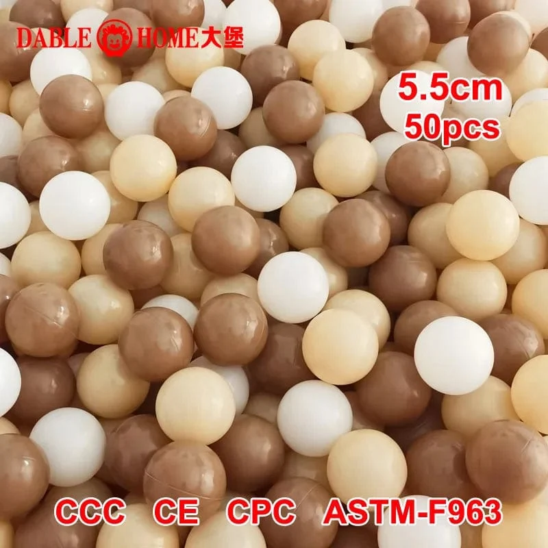 Outdoor-Sportball, umweltfreundlich, Wasserbecken, Ozeanwellenball, 50 Stück, 5.5 cm, Stress-Luftball, lustiges Spielzeug für Kinder