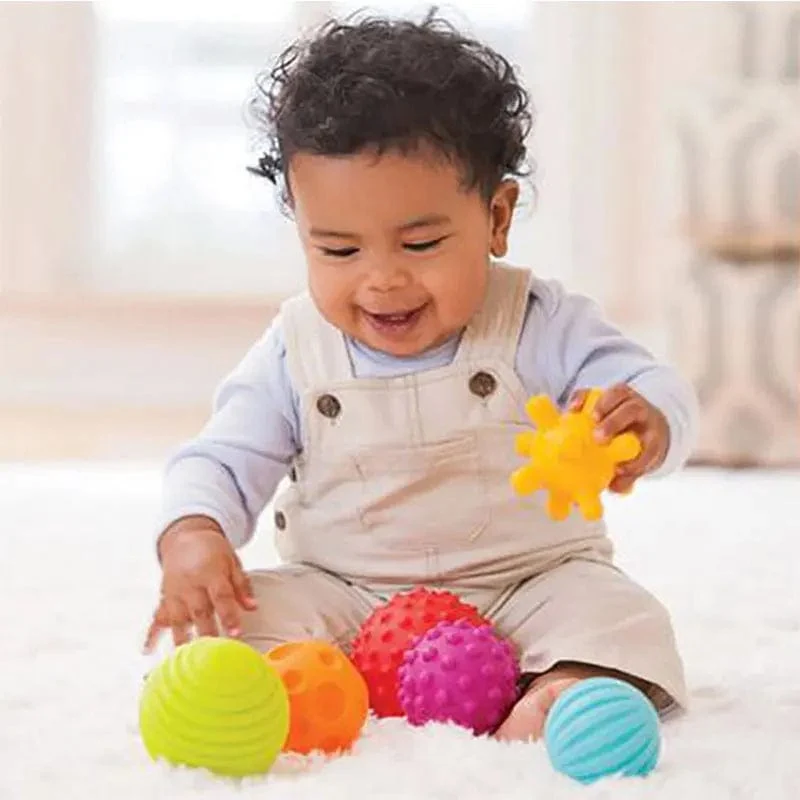 Baby-Entwicklungsspielzeug Ball Sensorische Babyspiele Spielzeug Geräusche machen Stressball Babyspielzeug Taktiles Spielzeug Für Babys 0 12 Monate
