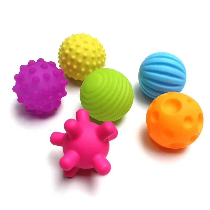 Baby-Entwicklungsspielzeug Ball Sensorische Babyspiele Spielzeug Geräusche machen Stressball Babyspielzeug Taktiles Spielzeug Für Babys 0 12 Monate