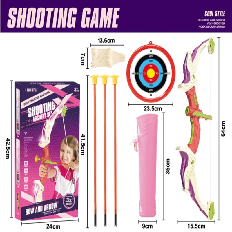 Bogen Und Pfeile Für Kinder Kinder Bogenschießen Bogen Praxis Recurve Bogen Outdoor Sport Spiel Jagd Schießen Spielzeug Jungen Geschenk Bogen kit Set