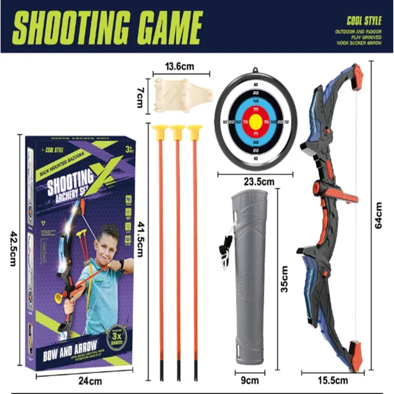 Bogen Und Pfeile Für Kinder Kinder Bogenschießen Bogen Praxis Recurve Bogen Outdoor Sport Spiel Jagd Schießen Spielzeug Jungen Geschenk Bogen kit Set