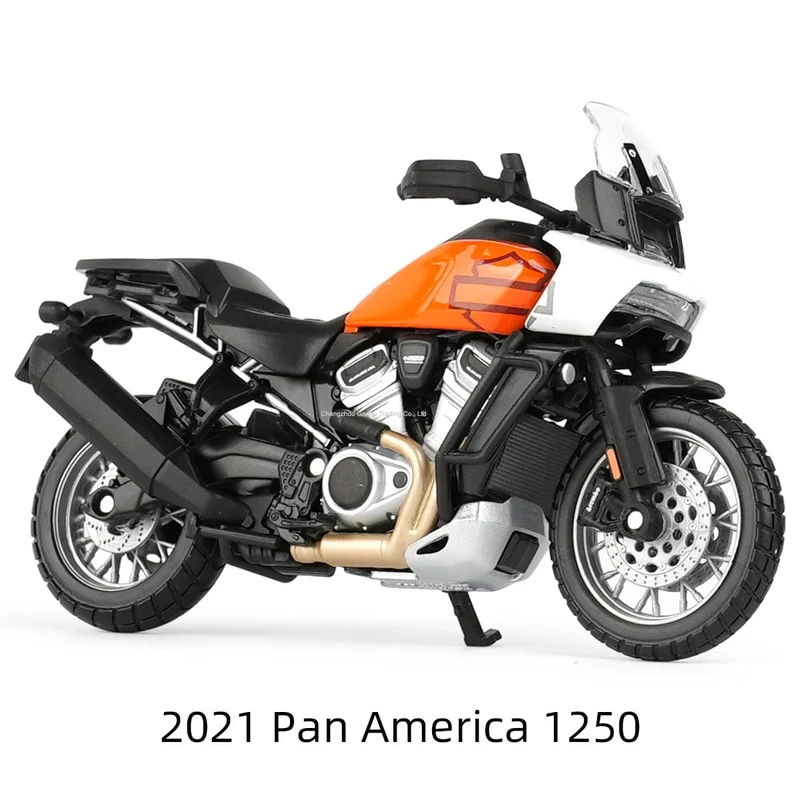 Maisto 1:18 2021 Harley-Davidson Pan America 1250 Druckgussfahrzeuge, Sammlerstücke, Hobbys, Motorradmodell, Spielzeug