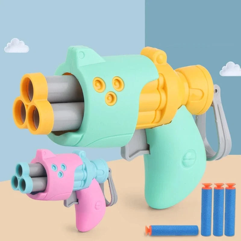 Kinder Pistole Spielzeug Waffe Schaum weiche Kugel Spielzeug Pistole Launcher Kinder Outdoor harmlos Schießen Spiel Sport