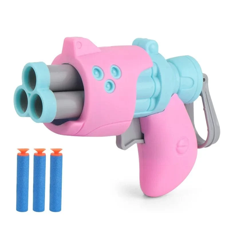 Kinder Pistole Spielzeug Waffe Schaum weiche Kugel Spielzeug Pistole Launcher Kinder Outdoor harmlos Schießen Spiel Sport