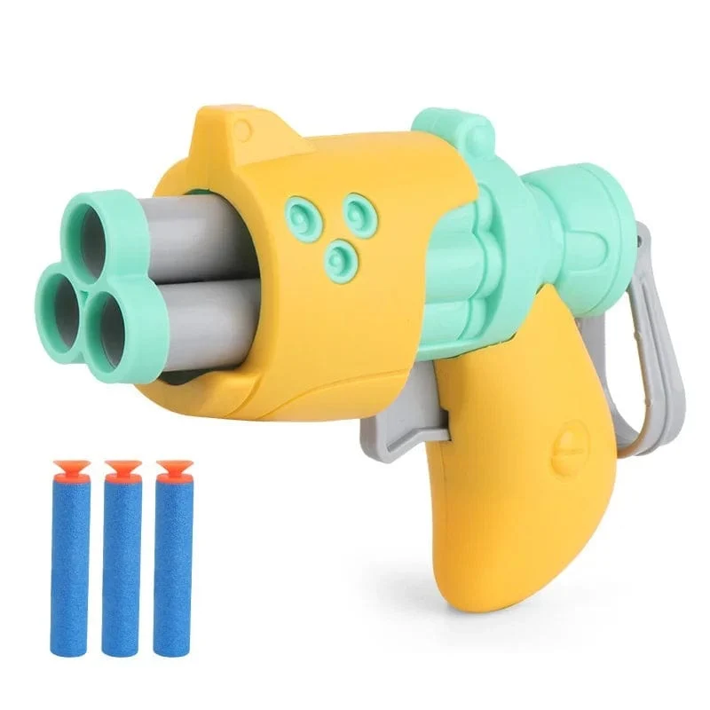 Kinder Pistole Spielzeug Waffe Schaum weiche Kugel Spielzeug Pistole Launcher Kinder Outdoor harmlos Schießen Spiel Sport
