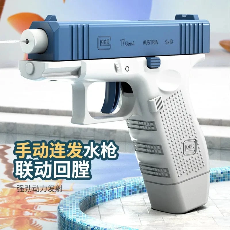 Neu Sommer Wasser Pistole Spielzeug Platzt Pistole Hochdruck Starke Lade Wasser Automatische Wasser Spray Kinder