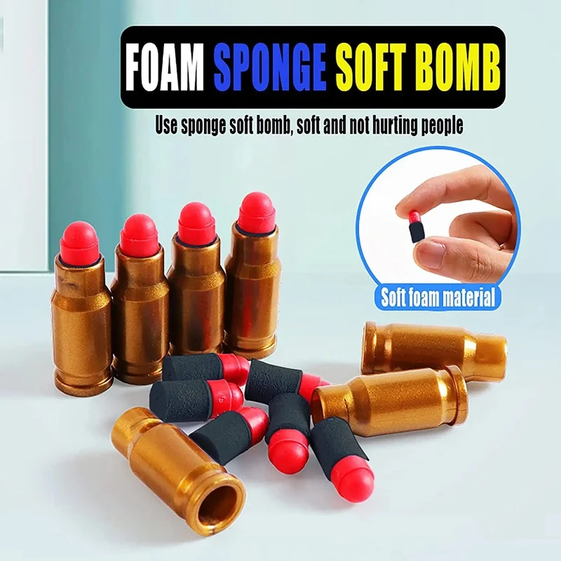 G17 Soft Bullet Spielzeugpistole Shell Ejection Foam Darts Pistole Desert Eagle Airsoft Pistole mit Schalldämpfer für Kinder Erwachsene