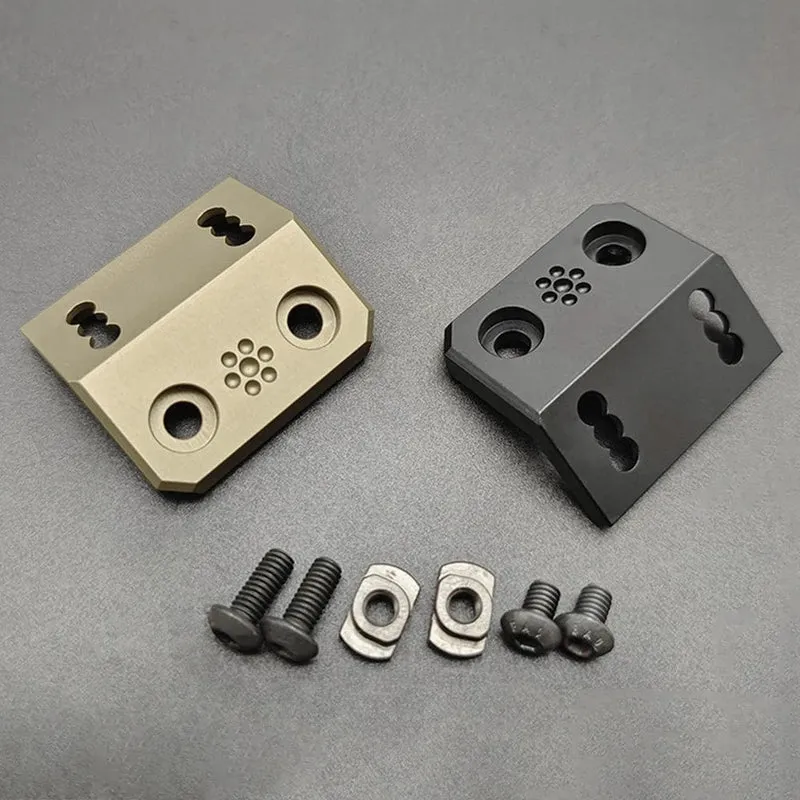 Taktische M300 M600 Taschenlampe Basis MLOK Seite Montage Halterung Schiene CNC Metall Basis Taschenlampe Stehen Jagd Zubehör