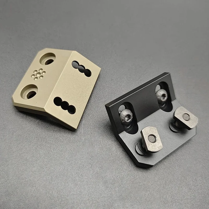 Taktische M300 M600 Taschenlampe Basis MLOK Seite Montage Halterung Schiene CNC Metall Basis Taschenlampe Stehen Jagd Zubehör