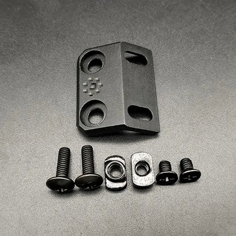 Taktische M300 M600 Taschenlampe Basis MLOK Seite Montage Halterung Schiene CNC Metall Basis Taschenlampe Stehen Jagd Zubehör