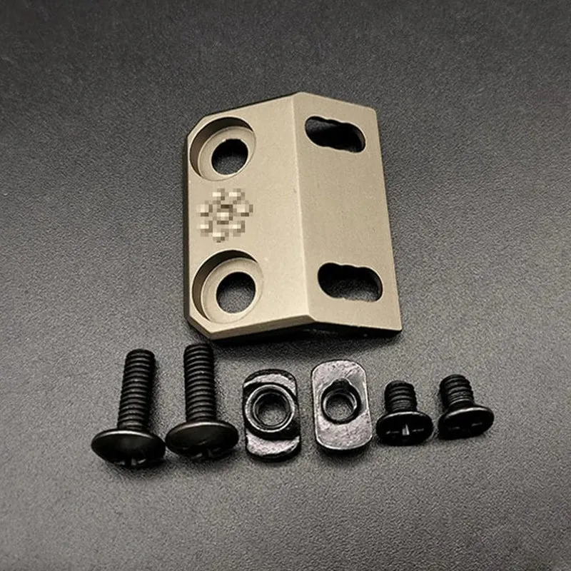 Taktische M300 M600 Taschenlampe Basis MLOK Seite Montage Halterung Schiene CNC Metall Basis Taschenlampe Stehen Jagd Zubehör