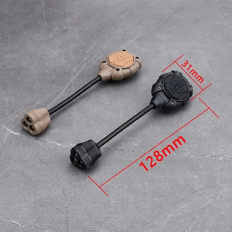 WADSN Taktische Airsoft Helm Licht Princeton Softair Laterne IR Red Dot LED Taschenlampe Tec Mpls 3 LED Licht Waffe Gewehr Lampe