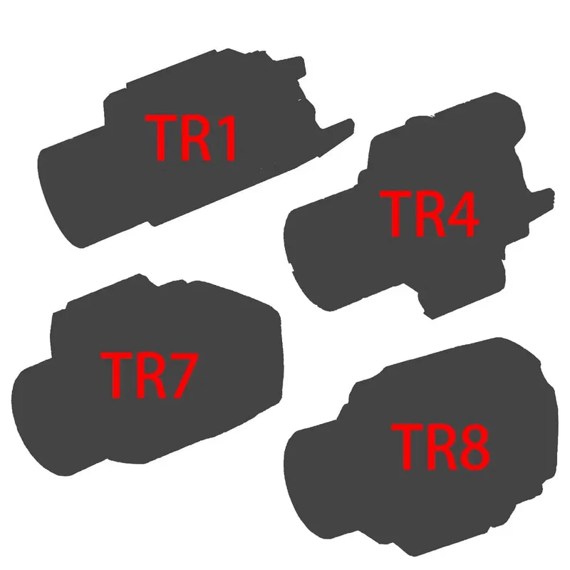 Taktische TR8 TR7 TR1 TR4 LED Waffe Licht Scout Rot Laser Anblick für Pistole Glock HK USD 1911 Strobe Taschenlampe gewehr Schnelle Feuer