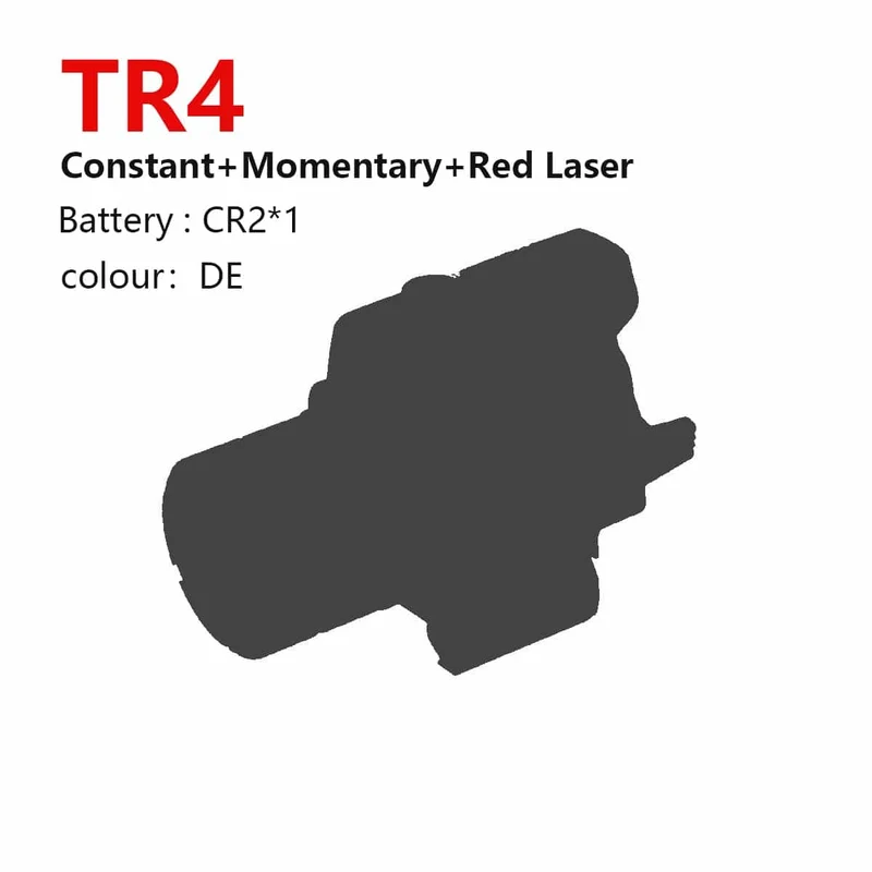 Taktische TR8 TR7 TR1 TR4 LED Waffe Licht Scout Rot Laser Anblick für Pistole Glock HK USD 1911 Strobe Taschenlampe gewehr Schnelle Feuer