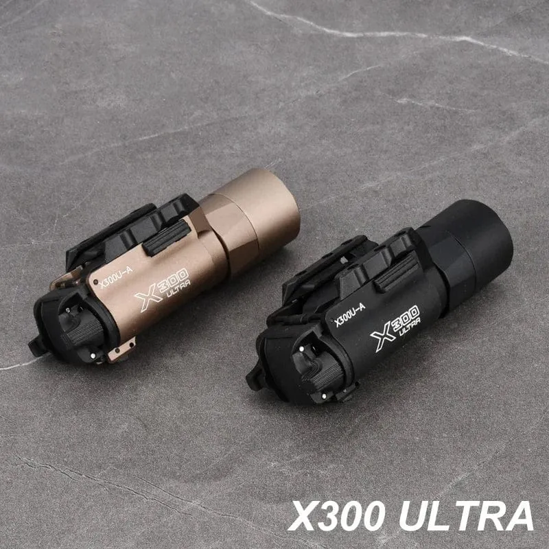 Surefir Taktische X300 X300U Ultra X300V XH35 Metall Pistole Pistole Strobe LED Licht Fit 20mm Schiene Airsoft Waffe Jagd taschenlampe