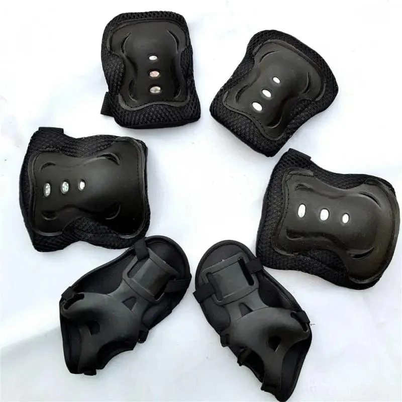 6 Teile/satz Kinder Knie Pads Ellenbogen Pads Handgelenk Guards Schutz Getriebe Set Für Roller Skating Skateboard Radfahren Sport Kits