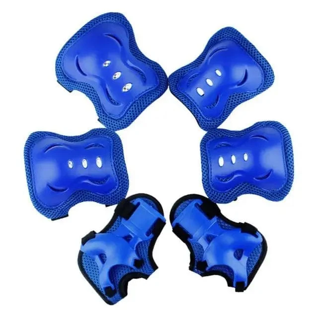 6 Teile/satz Kinder Knie Pads Ellenbogen Pads Handgelenk Guards Schutz Getriebe Set Für Roller Skating Skateboard Radfahren Sport Kits