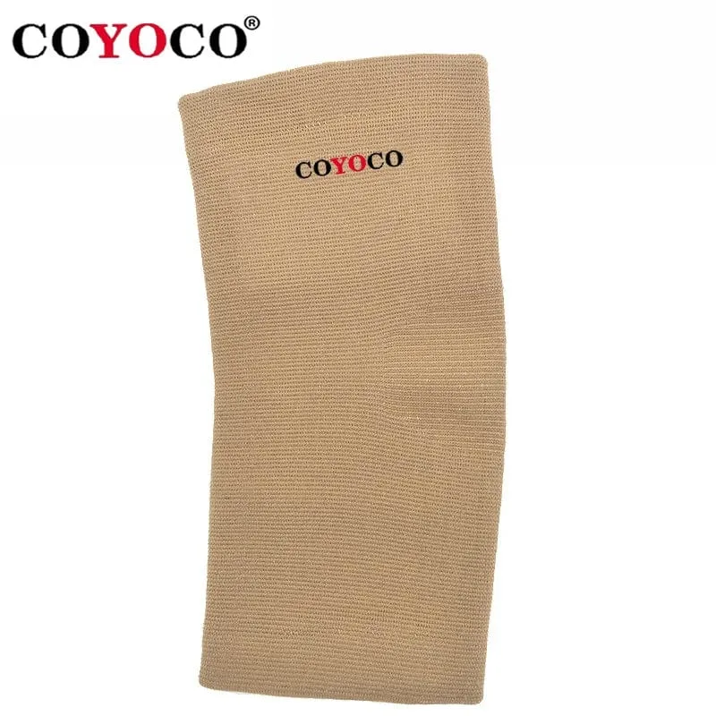COYOCO Marke Hohe Elastische Sport Outdoor Radfahren Gym Ellenbogen Schutz Klammer Warm Braun 1 Stück Ellenbogen Pad Schützen Unterstützung Knie Hülse